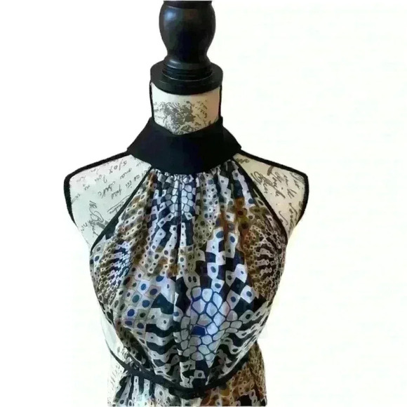 Catherine Malandrino High Neck Silk Dress 🖤 - Picture 7 of 9